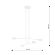 Lampa Wisząca Emibig Modus 4 White (1340/4)