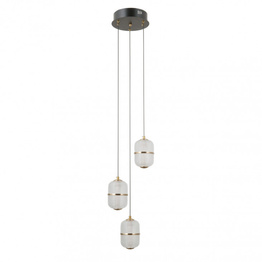 Italux Lampa wisząca PND-34375-3-BK Alani