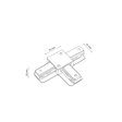 Łącznik T Do Szynoprzewodu TK Lighting Tracer 3518