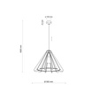 Żyrandol TK Lighting Eris 6586