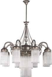 Lampa wisząca Kutek Fiore FIO-ZW-8+1(N)