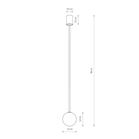 Lampa wisząca Nowodvorski 10307 Kier M
