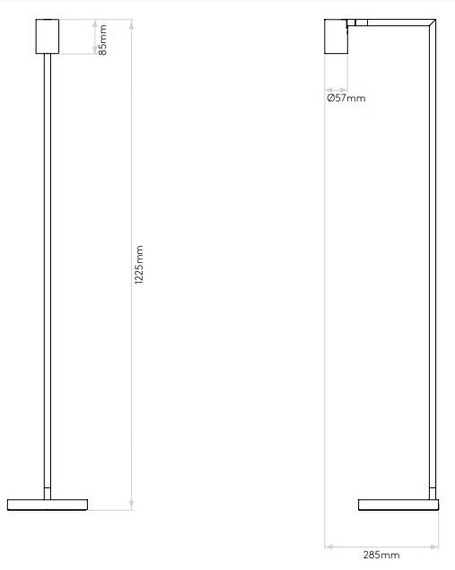 Lampa Podłogowa Astro Ascoli 1286018