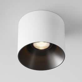 Sufitowy plafon Alfa LED biały-Czarny (C064CL-01-15W3K-D-RD-WB) - Maytoni
