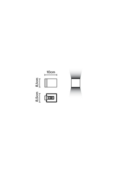 Kinkiet Fabbian BIJOU D75 D15 01 white
