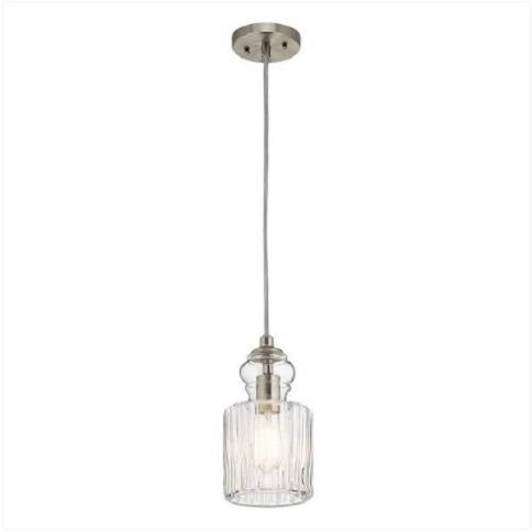 Lampa Wisząca Elstead Lighting Rivera KL-RIVIERA-P-B Nikiel