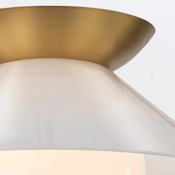 Lampa Sufitowa Quintiesse Qn-Saucer-Fm-Ab-Opal