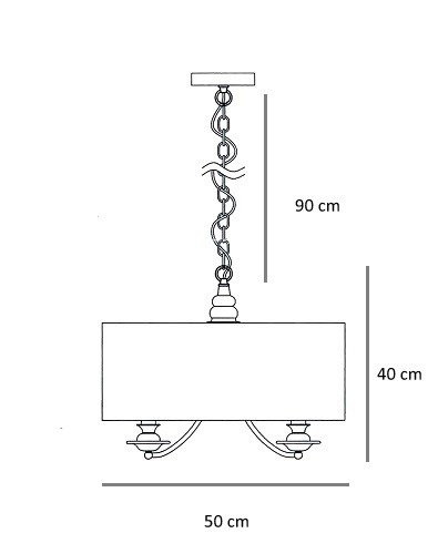 Zwis z białym abażurem Berella Light Adozo 5 BL0328