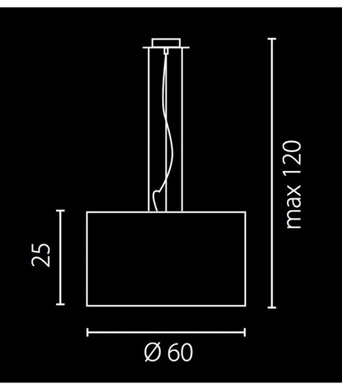 Lampa wisząca Ramko Rondo Plisa 60