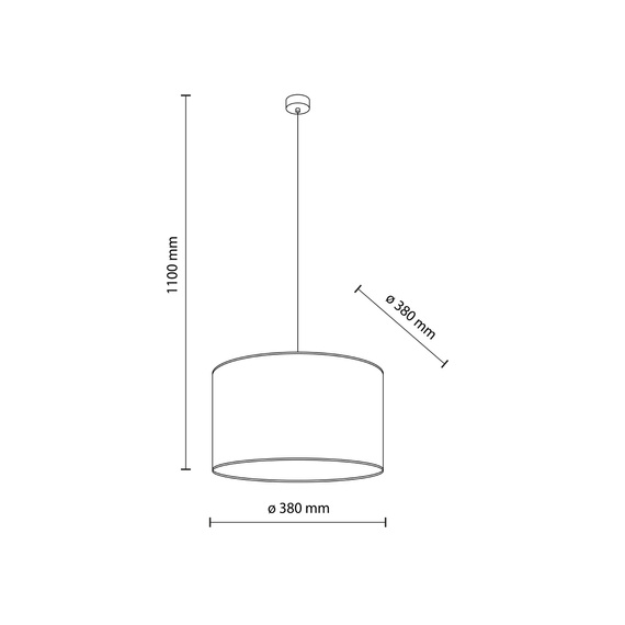 Zwis TK Lighting Vellum 10753