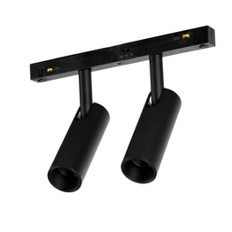 Azzardo ALFA NIKO 2 TRACK MAGNETIC 2LINE 2X7W CCT SWITCH DIM BK AZ6252