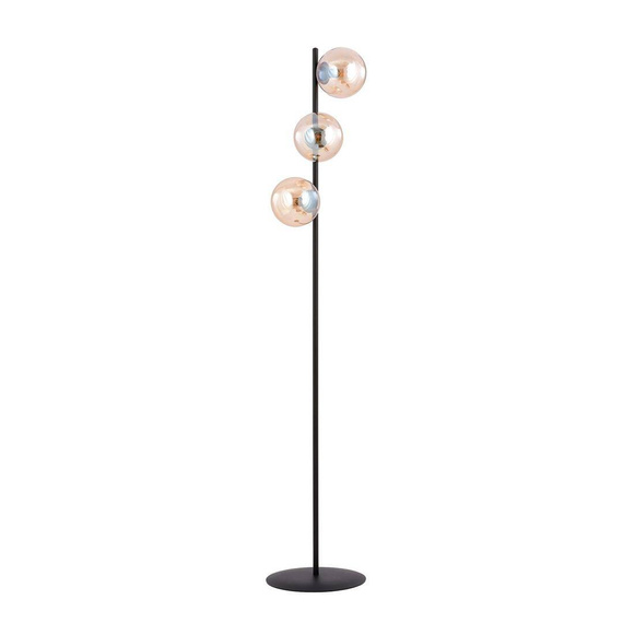 Lampa stojąca ROSSI LP3 MIODOWY czarny (879/LP3) - Emibig