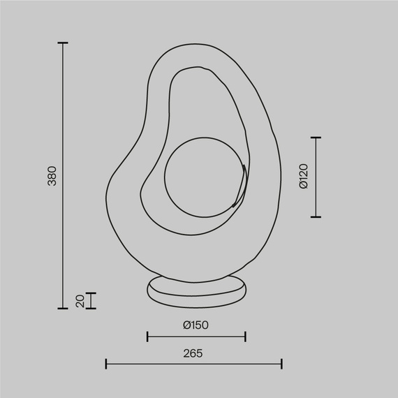 Lampka Biurkowa Maytoni Opus MOD380TL-01GR