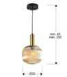 Lampa wisząca Schuller 225588 Norma