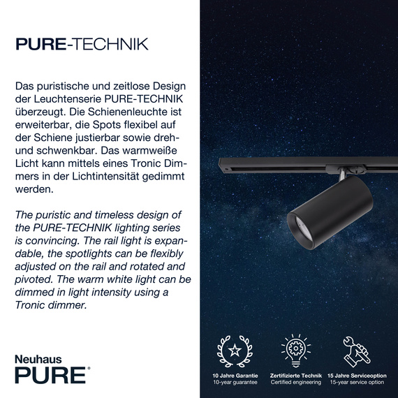 Lampa Sufitowa Paul Neuhaus Pure-technik 003902-031709