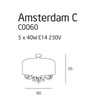 Plafoniera MaxLight AMSTERDAM C0060