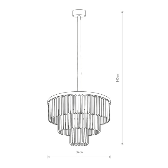 Zwis Nowodvorski Cristal M 7616