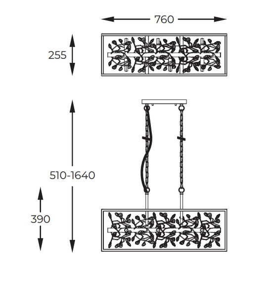 Zuma Line Spring Lampa wisząca P0578-06C-V7V7