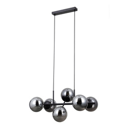 Oprawa wisząca Italux PND-1098-6-BK Molite