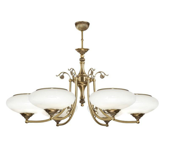 Lampa wisząca Kutek Casamia Klosz CAS-ZW-6(P) Patyna