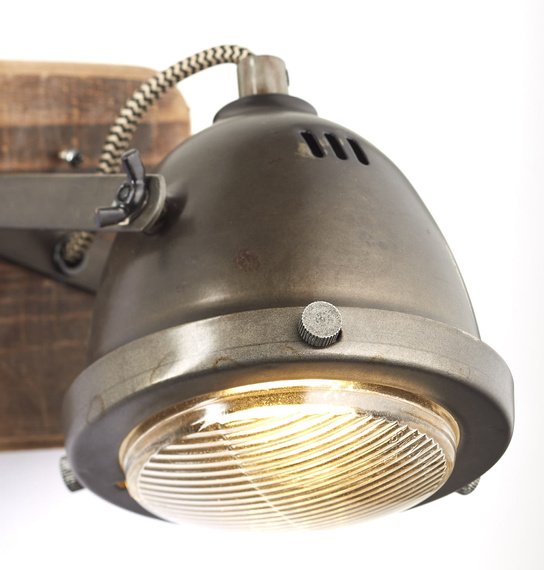 Kinkiet Brilliant Carmen Wood 72010/84