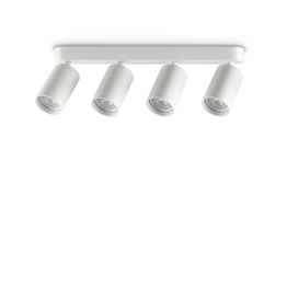 Plafon Ideal Lux Dynamite Pl4 Linear Round Bianco 371337