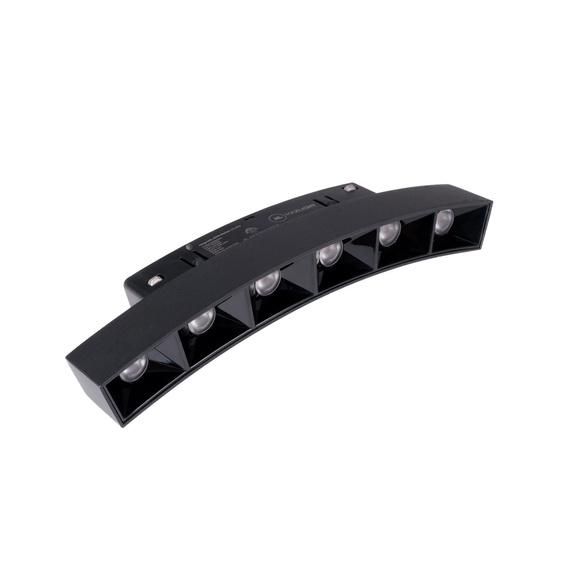 Czarna lampa do magnetycznego szynoprzewodu Maxlight Magnetic System Zigbee M0039Z