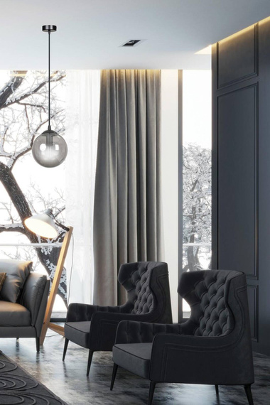 Zwis COSMO 1 BL GRAFIT czarny (712/1) - Emibig