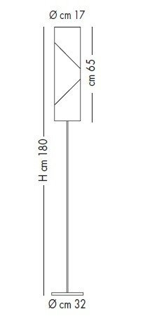 Lampa Podłogowa Lampade Italiane CAPOCABANA biała