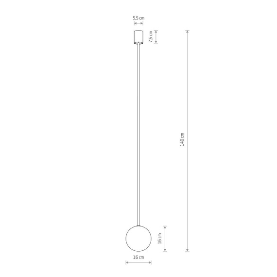 Lampa wisząca 10310 Nowodvorski Kier L