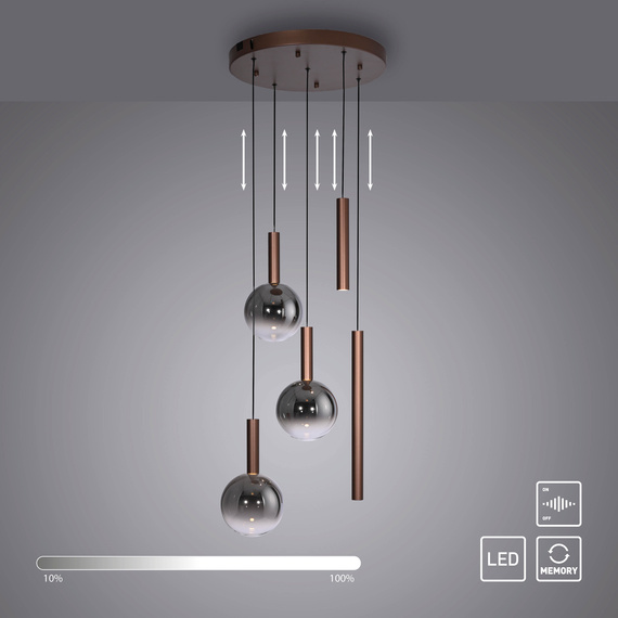 Żyrandol Zuma Line Bowl 003902-035402