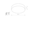 Plafon Nowodvorski Arena Sensor 10181