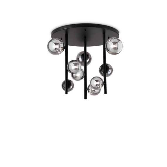 Plafon Ideal Lux Perlage Pl9 Fume' 328416