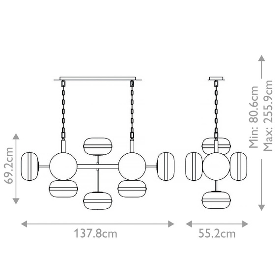 Zwis Eurofase Nottingham QN-NOTTINGHAM-10LP-AB