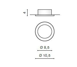 Oprawa wpuszczana Azzardo Ibiza AZ1361