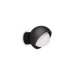 Lampa Ścienna Ideal Lux Bloom Ap1 D12 Nero 366548
