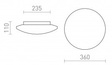Plafon Redlux Sara R13688
