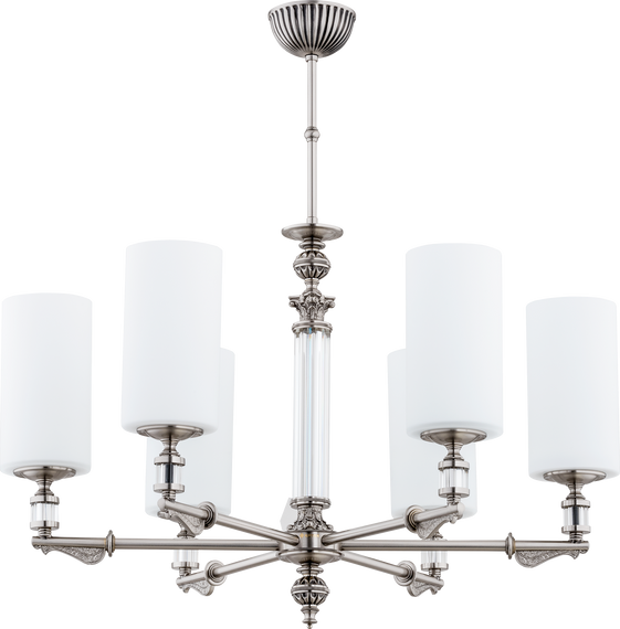 Żyrandol Kutek Merano MER-ZW-6(N) Nikiel