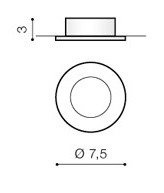 Oprawa wpuszczana Azzardo IVO I AZ0759