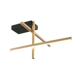 Zuma Line Lampa sufitowa 22008C3-BK/GD Edge