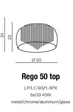 Plafon AZzardo REGO 50cm  AZ1000