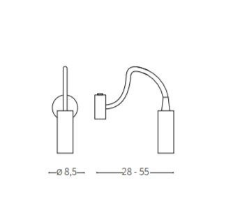 Kinkiet Ideal Lux FOCUS-2 AP1 Czarny