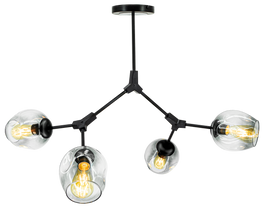 Lampa Wisząca Elem Boston 1962/4 BLACK - BL