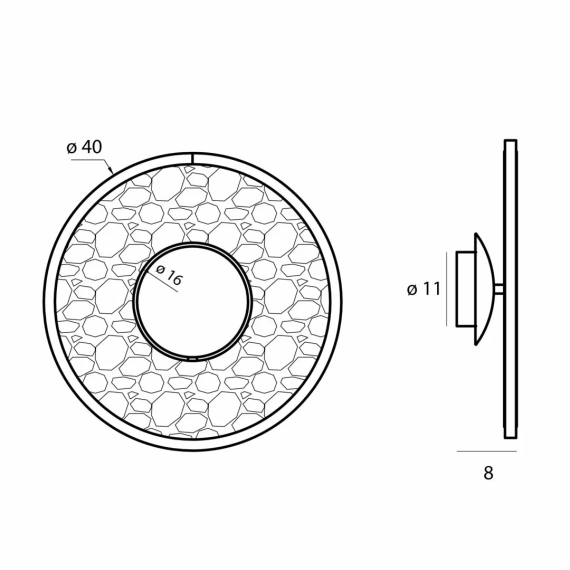 Oprawa Ścienna Maxlight Alexia W0406d