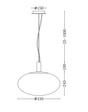 Lampa wisząca Maytoni Perlas P062PL-01W