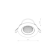 Oprawa Do Zabudowy Nowodvorski Egina Led 10W 10551