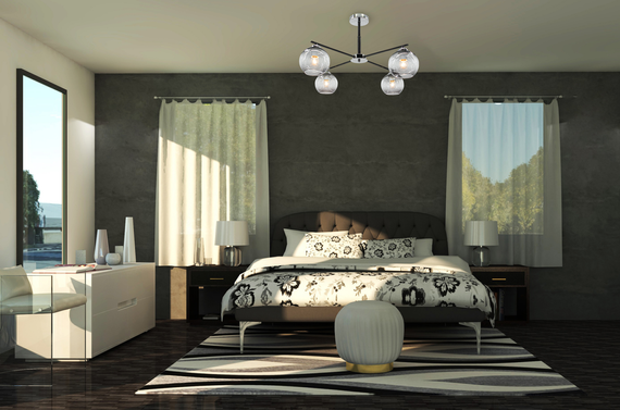 Żyrandol Elem Neapol 1859/4 8C BL