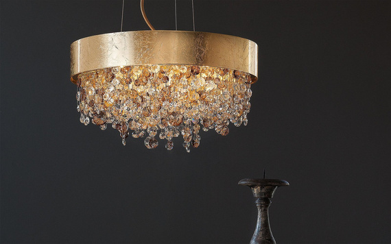 Lampa Wisząca MASIERO Ola S6 40 brązowa