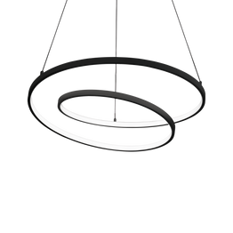 Zwis Ideal Lux Oz Sp D80 On-off Nero 4000k 342443