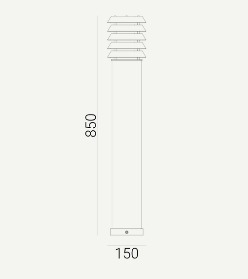 Norlys Alta Lampa stojąca zewnętrzna 291BL